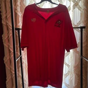 9/11 Tampa Bay Buccaneers commemoration red collared shirt!